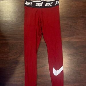 Women’s Nike Red Leggings
